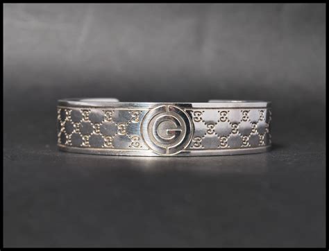 gucci bracelet nz|Gucci silver bangle bracelet.